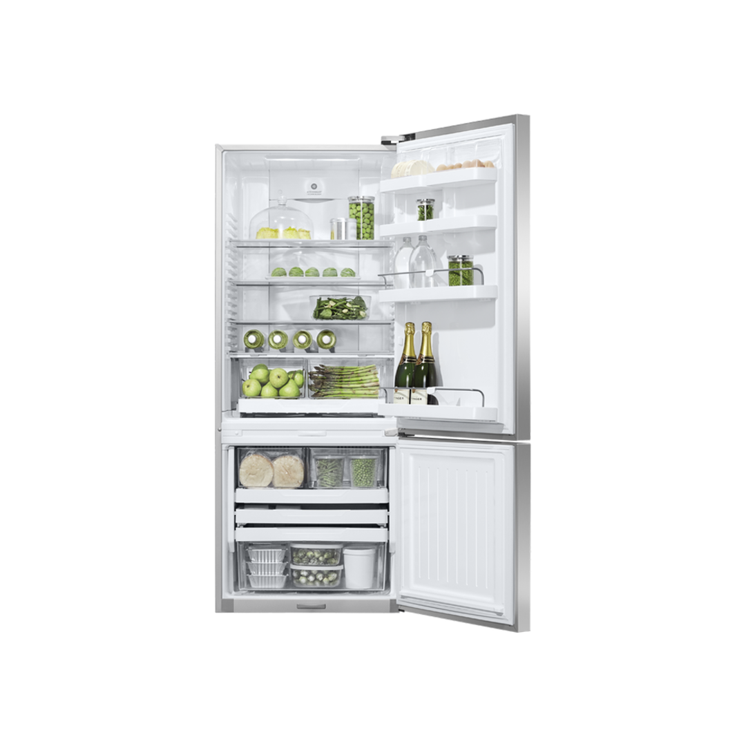 FISHER & PAYKEL 413L FREESTANDING STAINLESS STEEL FRIDGE FREEZER image 1